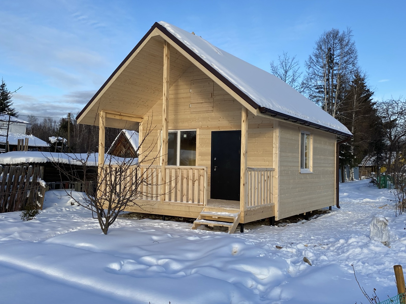 Каркасный дом, проект 5×8